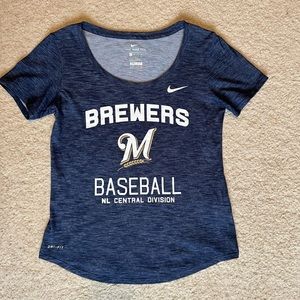 Nike Dri-fit Brewers baseball tee